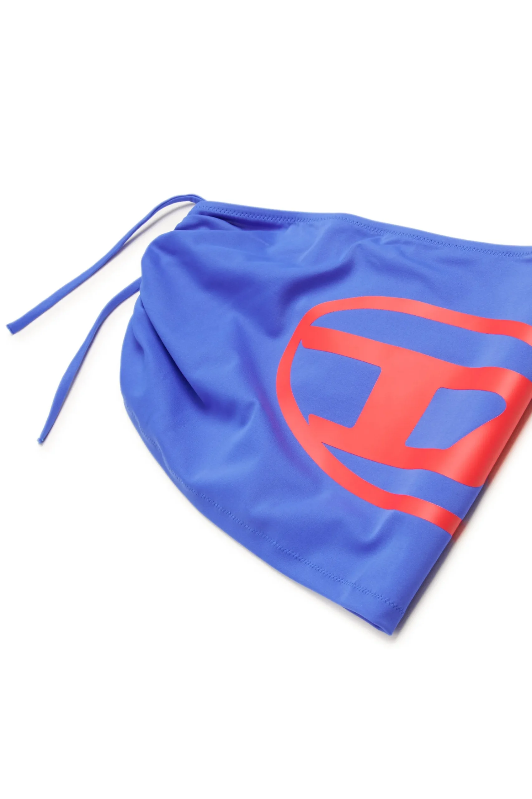 Swimwear | Oval D By Diesel>DIESEL Oval D logo mini pareo cover-up dress bright bluette