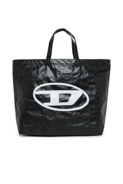 Bags And Backpacks | Oval D By Diesel>DIESEL Oval D logo shopper bag black