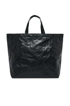 Bags And Backpacks | Oval D By Diesel>DIESEL Oval D logo shopper bag black