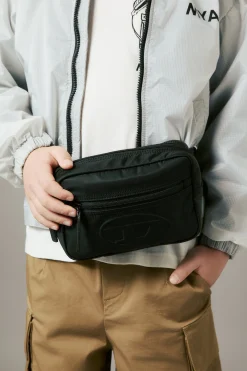 Bags And Backpacks | Oval D By Diesel>DIESEL Oval logo branded funny pack black