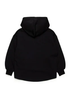 Sweatshirts | Oval D By Diesel>DIESEL Oversize sweatshirt branded Oval D logo black