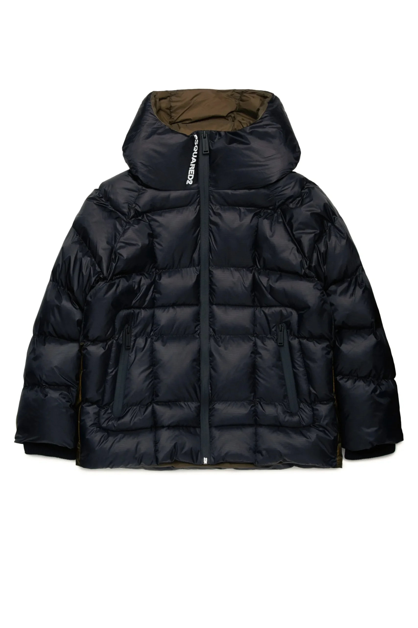 Jackets And Padded Jackets | Jackets And Padded Jackets>DSQUARED2 Padded jacket with colourblock details black