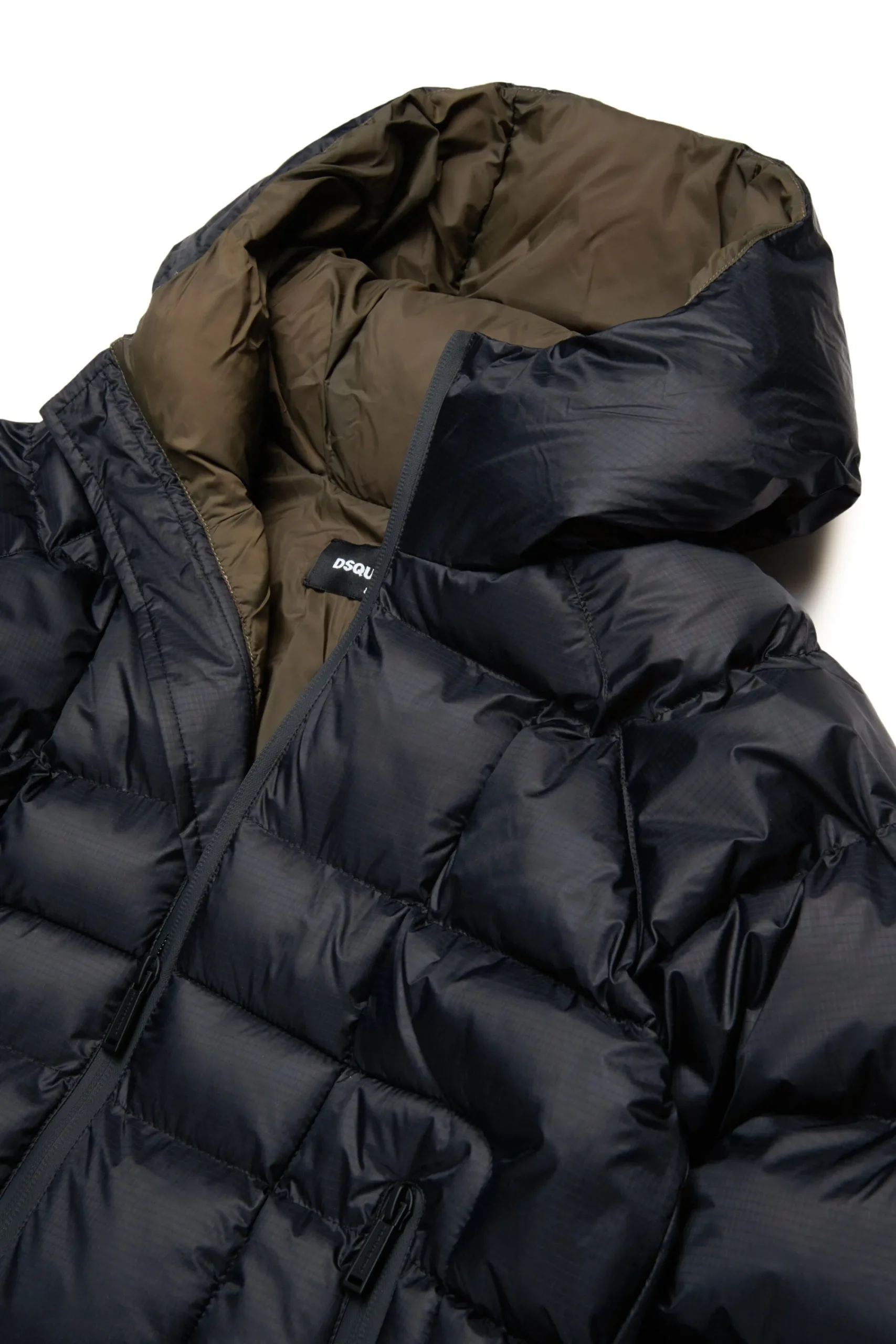 Jackets And Padded Jackets | Jackets And Padded Jackets>DSQUARED2 Padded jacket with colourblock details black