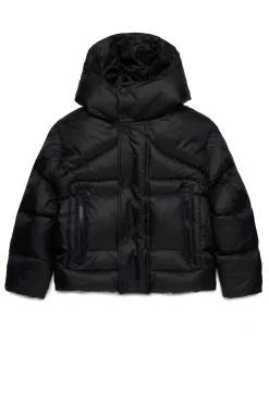 Jackets And Padded Jackets | Jackets And Padded Jackets>DSQUARED2 Padded jacket with ICON new generation embroidery black