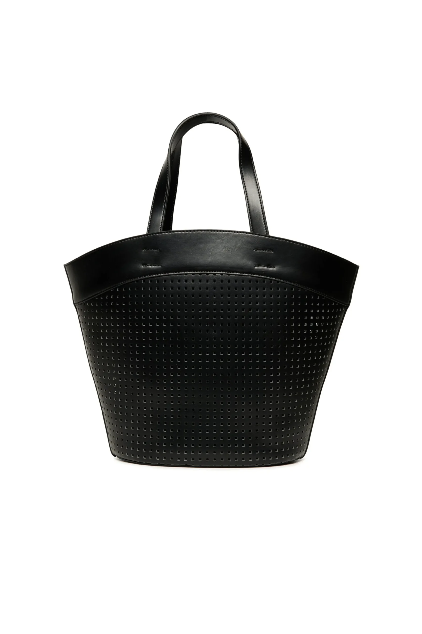 Bags And Backpacks>N°21 Perforated shopper bag black