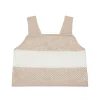 Knitwear>MAX&Co. Perforated stripes knit top sand