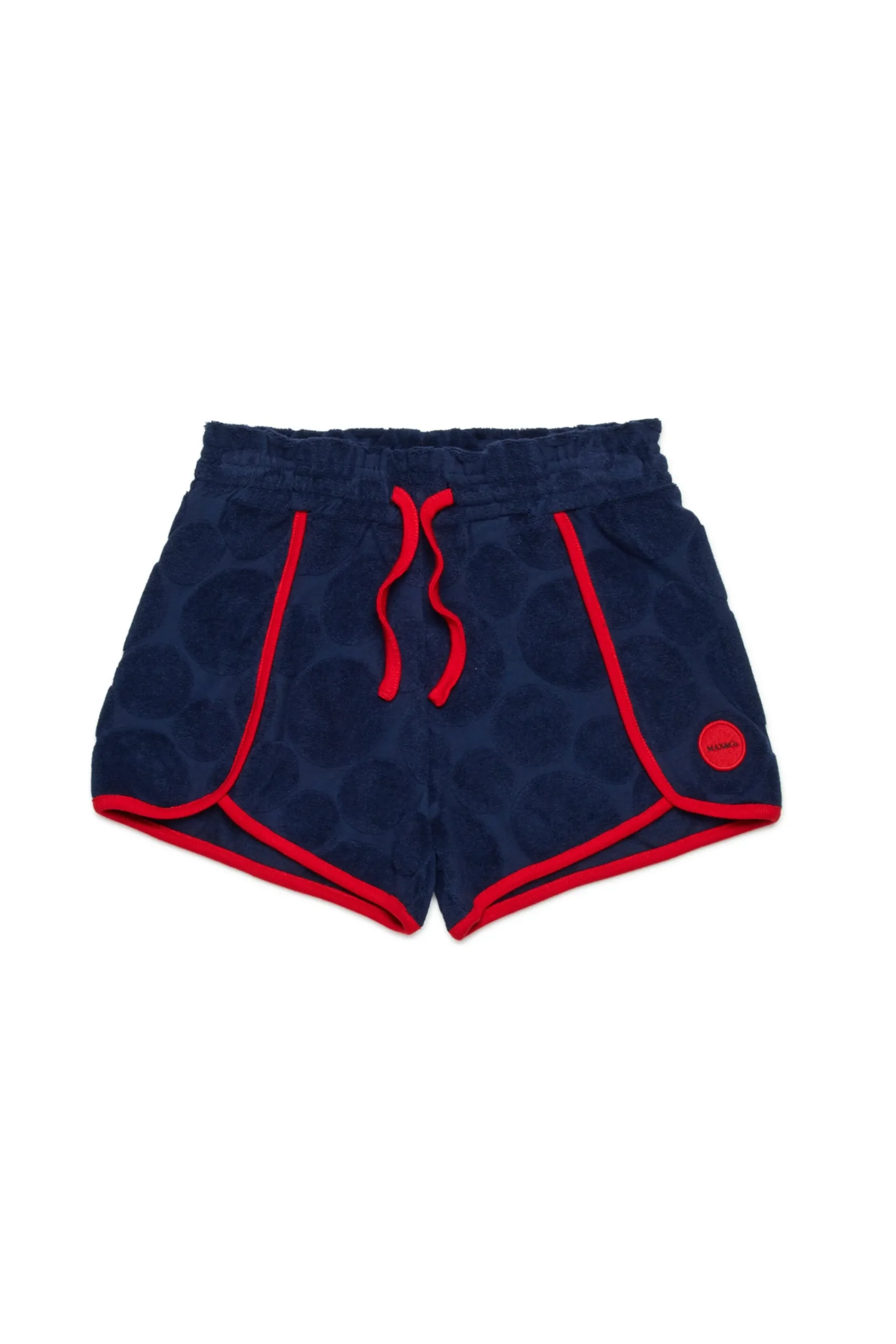 Shorts>MAX&Co. Polka Dots allover terry shorts bluette