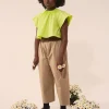 Shirts | Shirts>MM6 MAISON MARGIELA Poplin shirt with ruffles fluo green