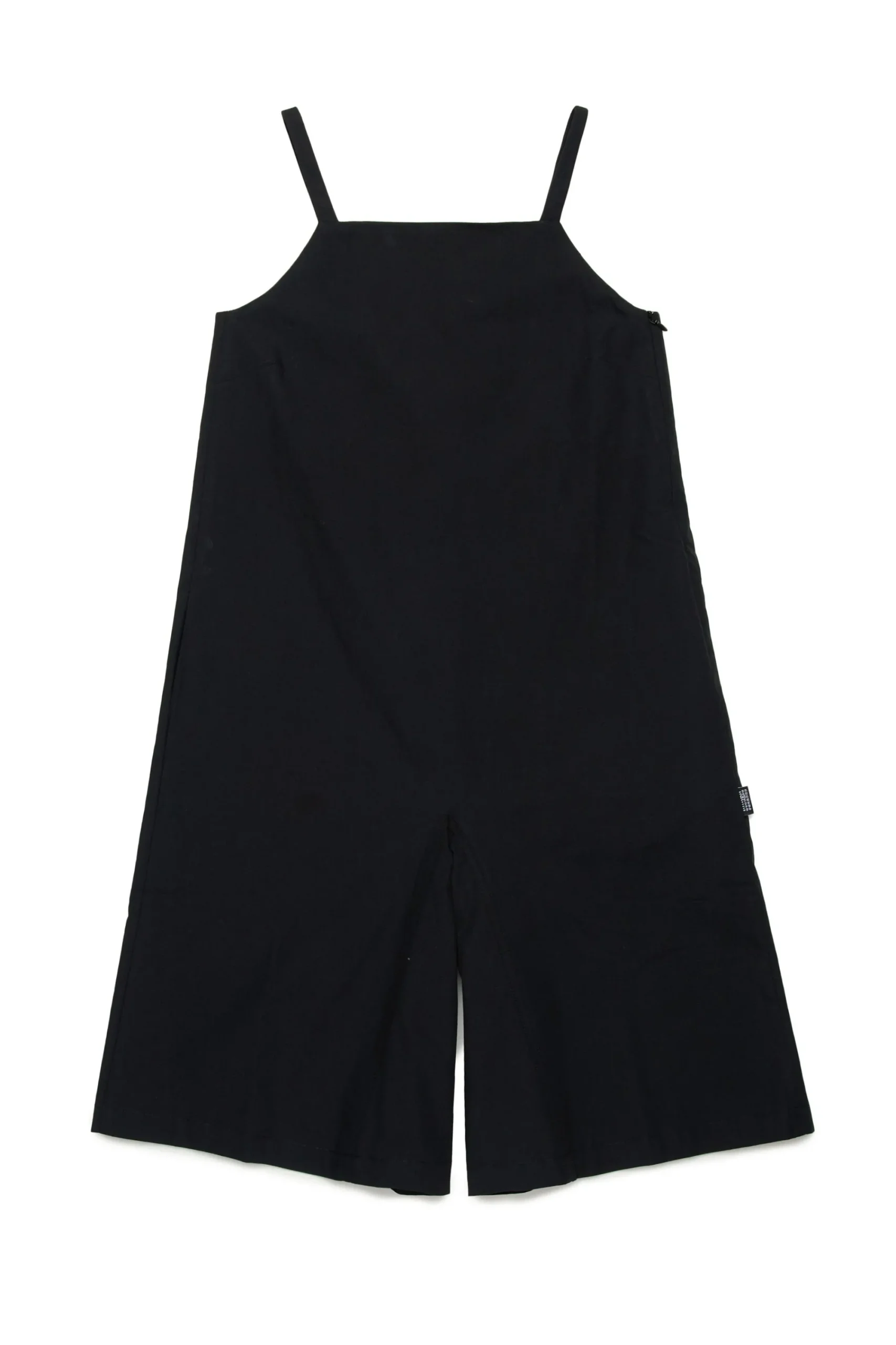 Jumpsuits | Tracksuits>MM6 MAISON MARGIELA Poplin short jumpsuit with shoulder straps black
