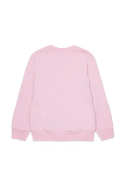Sweatshirts | Sweatshirts>MARNI Promenade branded crew-neck sweatshirt light pink