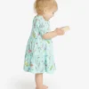 Dresses>MARNI Rainbow Day allover jersey dress placid blue
