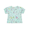 T-Shirts>MARNI Rainbow Day allover T-shirt placid blue
