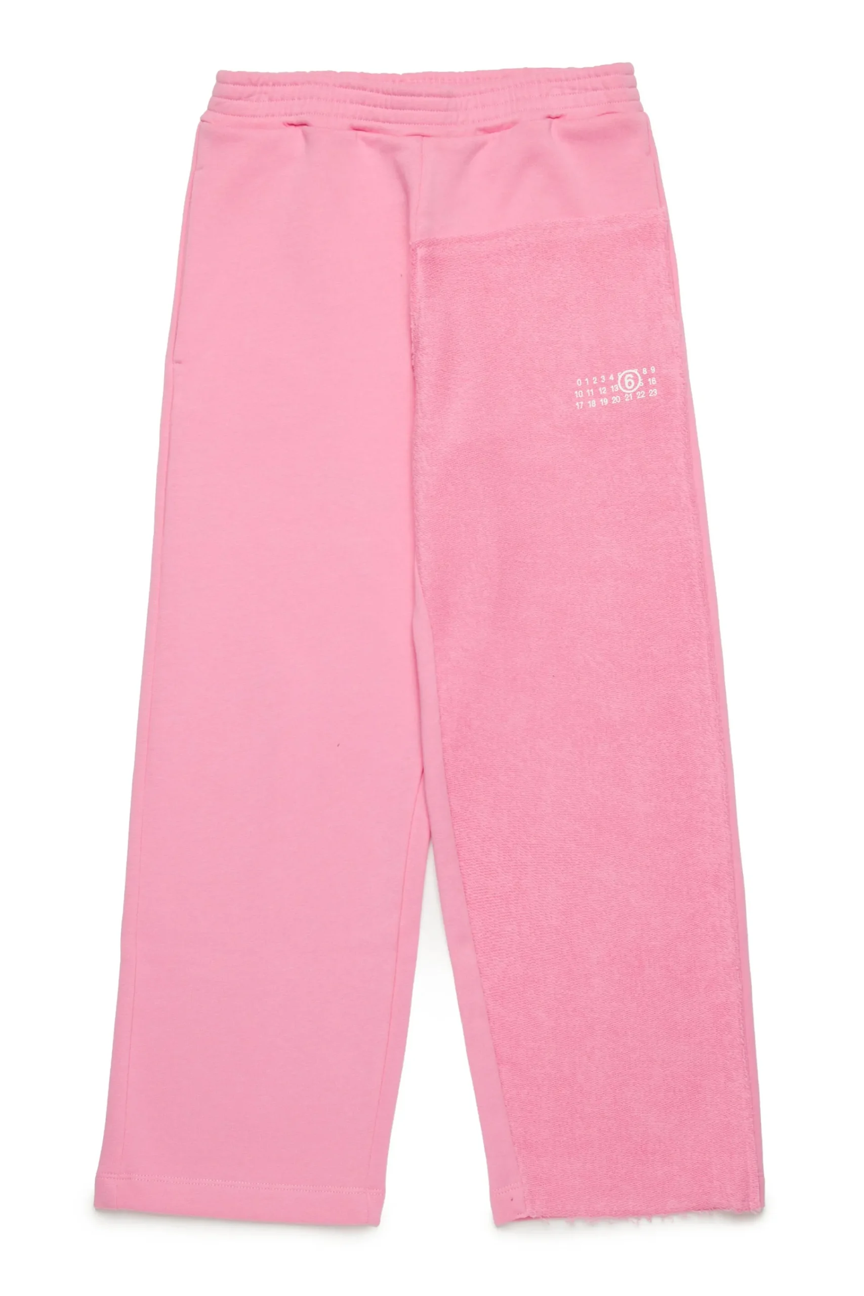 Pants | Pants>MM6 MAISON MARGIELA Re-cut fleece pants light pink