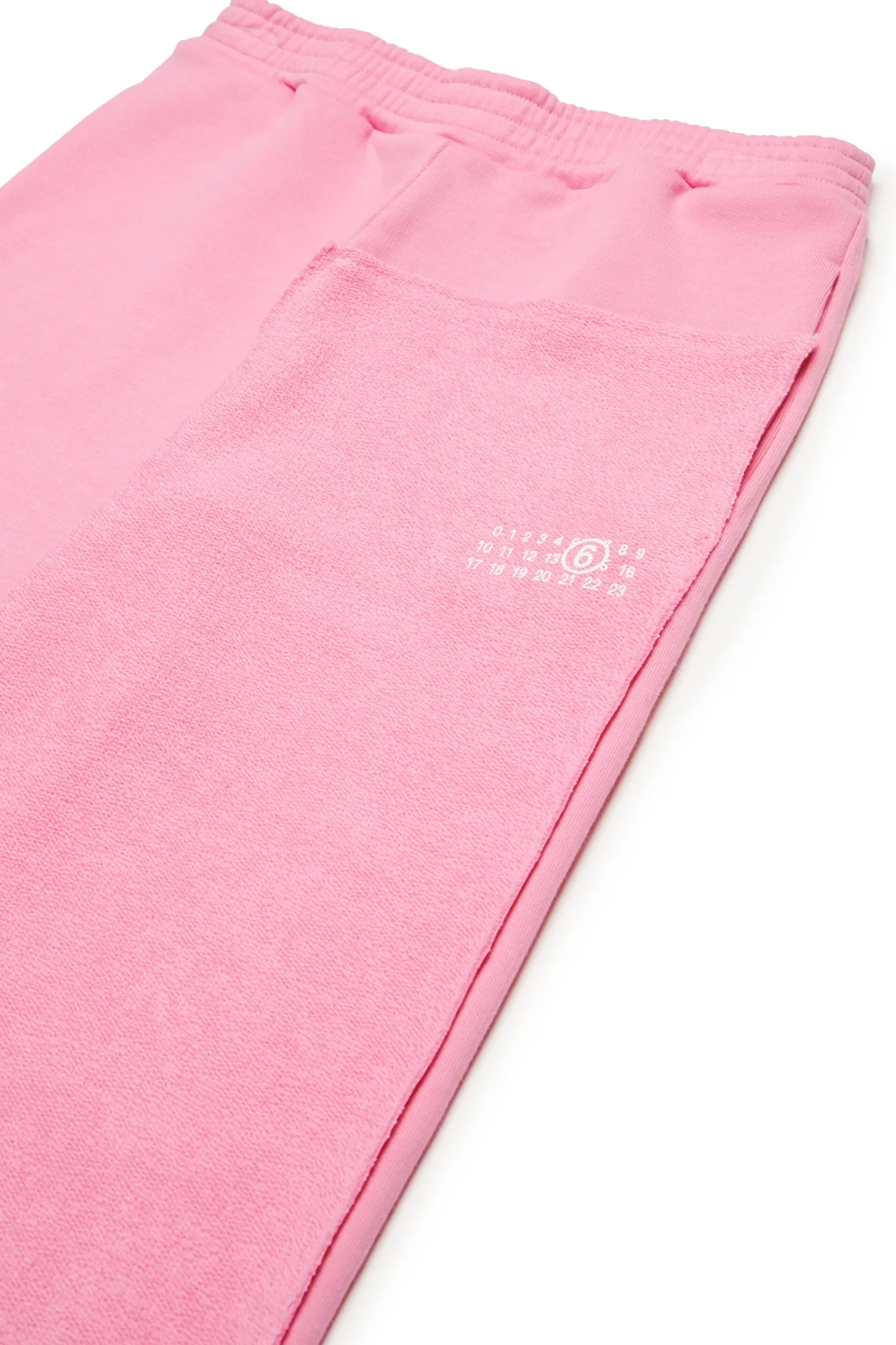 Pants | Pants>MM6 MAISON MARGIELA Re-cut fleece pants light pink