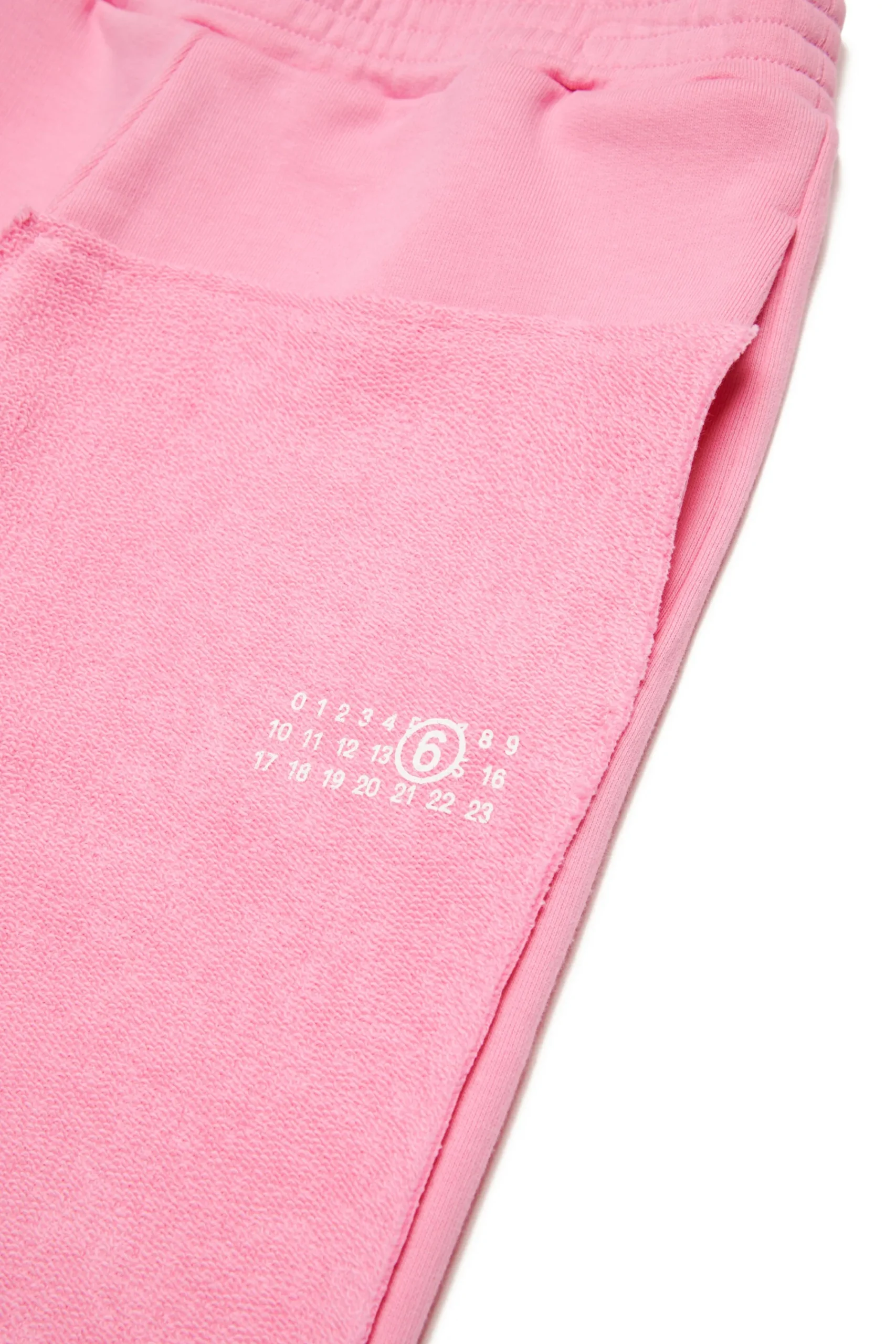 Pants | Pants>MM6 MAISON MARGIELA Re-cut fleece pants light pink