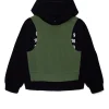 Sweatshirts | Sweatshirts>MM6 MAISON MARGIELA Re-cut sweatshirt with hidden Numeric logo black