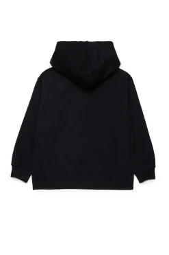 Sweatshirts | Logomania>MM6 MAISON MARGIELA Recut sweatshirt with Stamp Numbers black