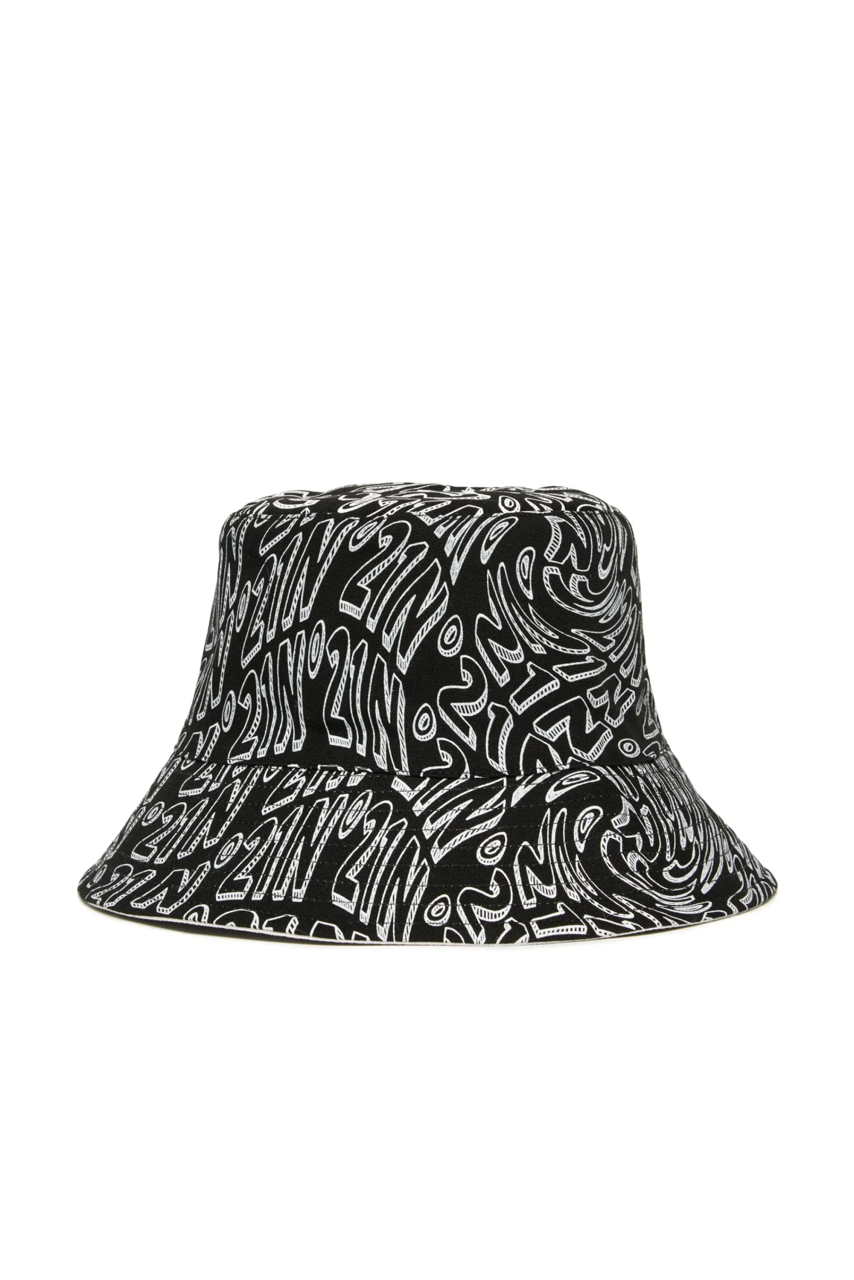 Logomania | Logomania>N°21 Reversible gabardine fisherman hat black