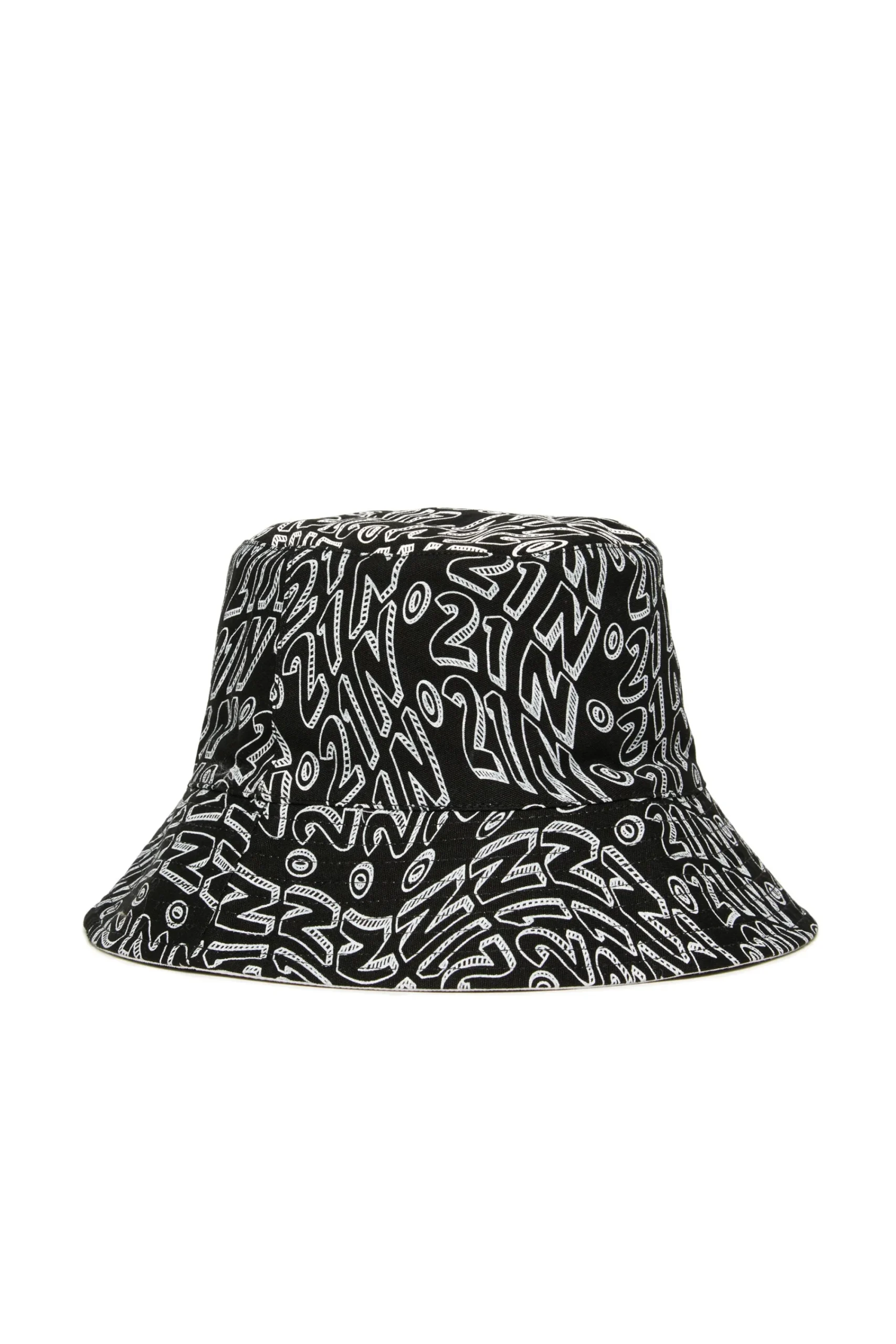 Logomania | Logomania>N°21 Reversible gabardine fisherman hat black