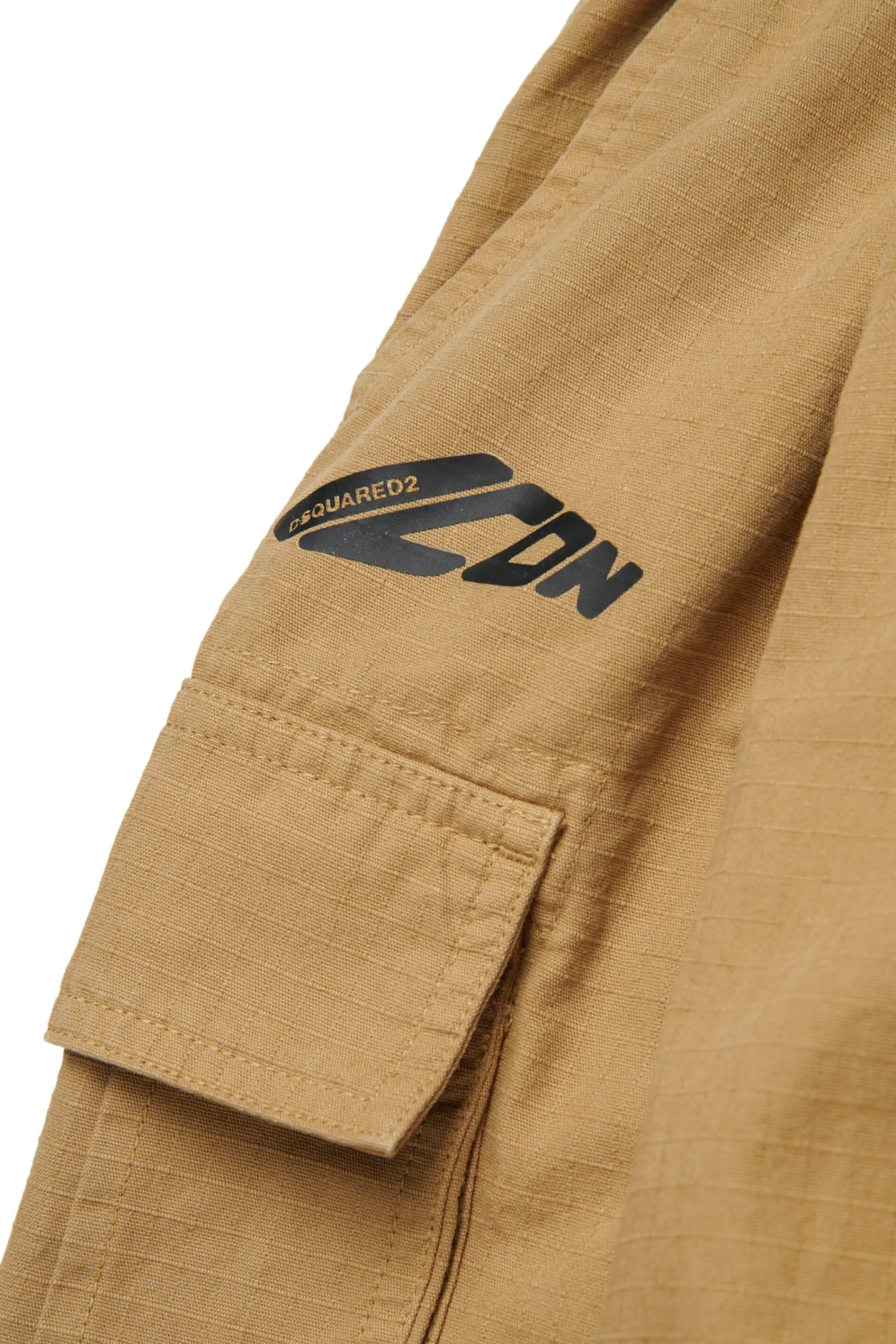 Pants>DSQUARED2 Ripstop cotton cargo pants cornstalk