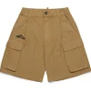 Shorts>DSQUARED2 Ripstop cotton cargo shorts cornstalk