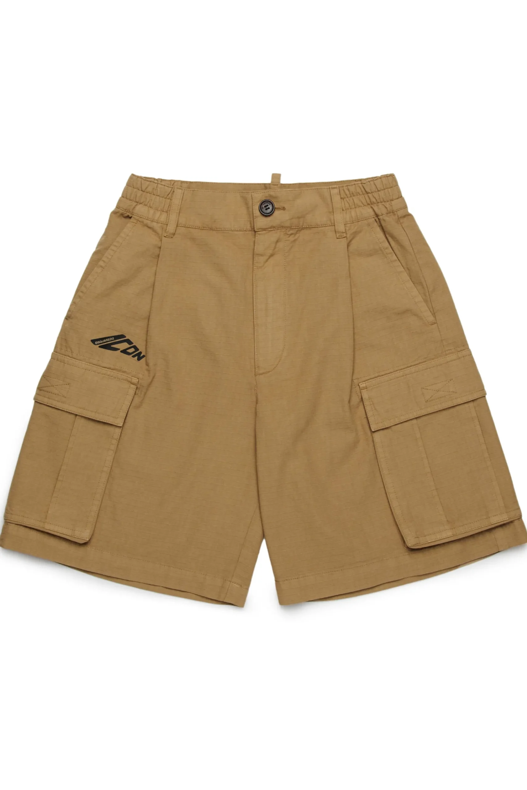 Shorts>DSQUARED2 Ripstop cotton cargo shorts cornstalk