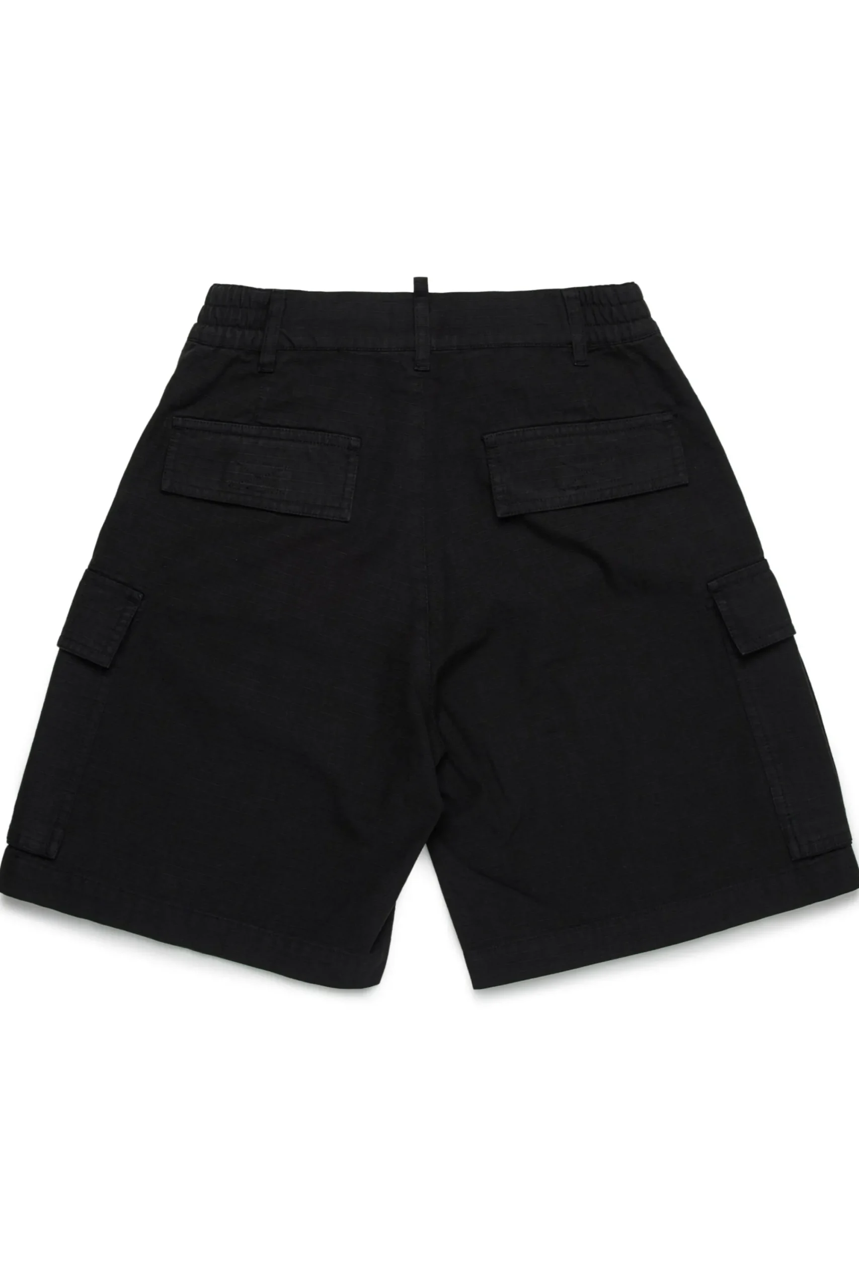 Shorts>DSQUARED2 Ripstop cotton cargo shorts black