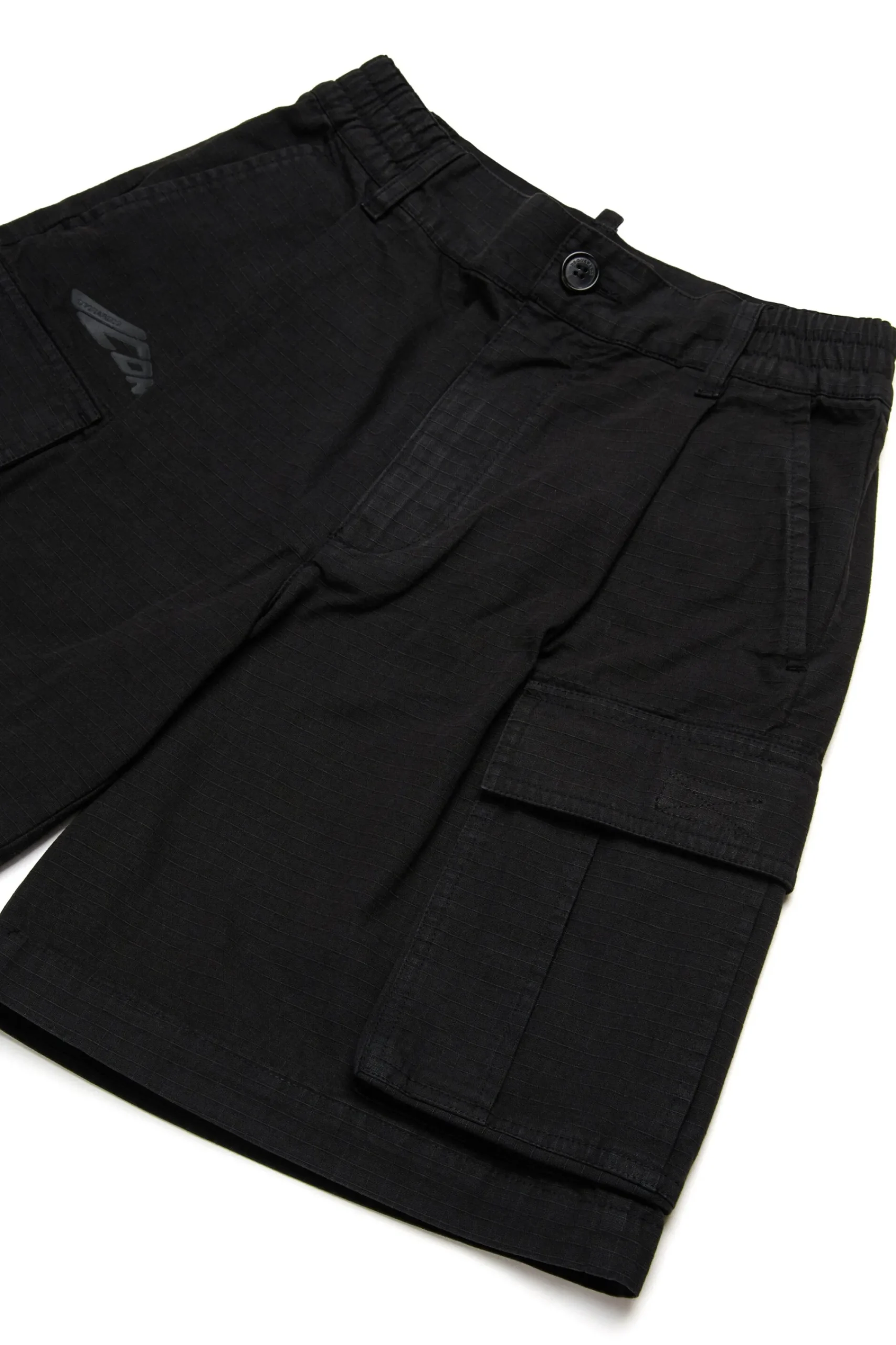 Shorts>DSQUARED2 Ripstop cotton cargo shorts black