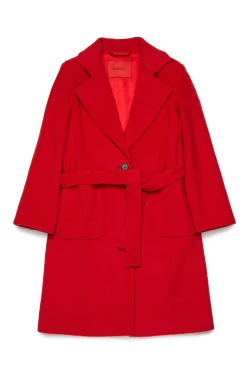 Jackets And Padded Jackets>MAX&Co. Runaway wool coat fiery red