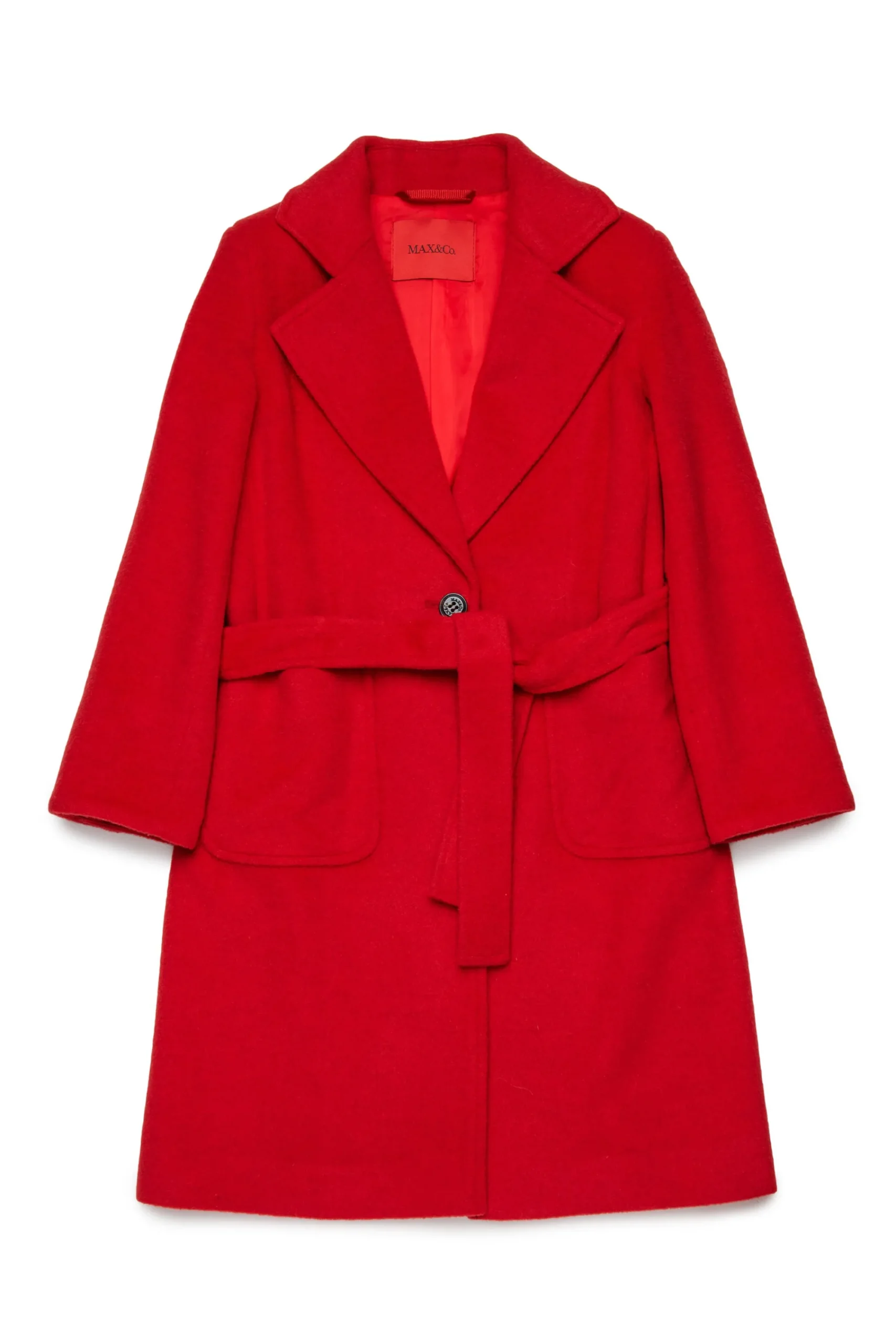 Jackets And Padded Jackets>MAX&Co. Runaway wool coat fiery red