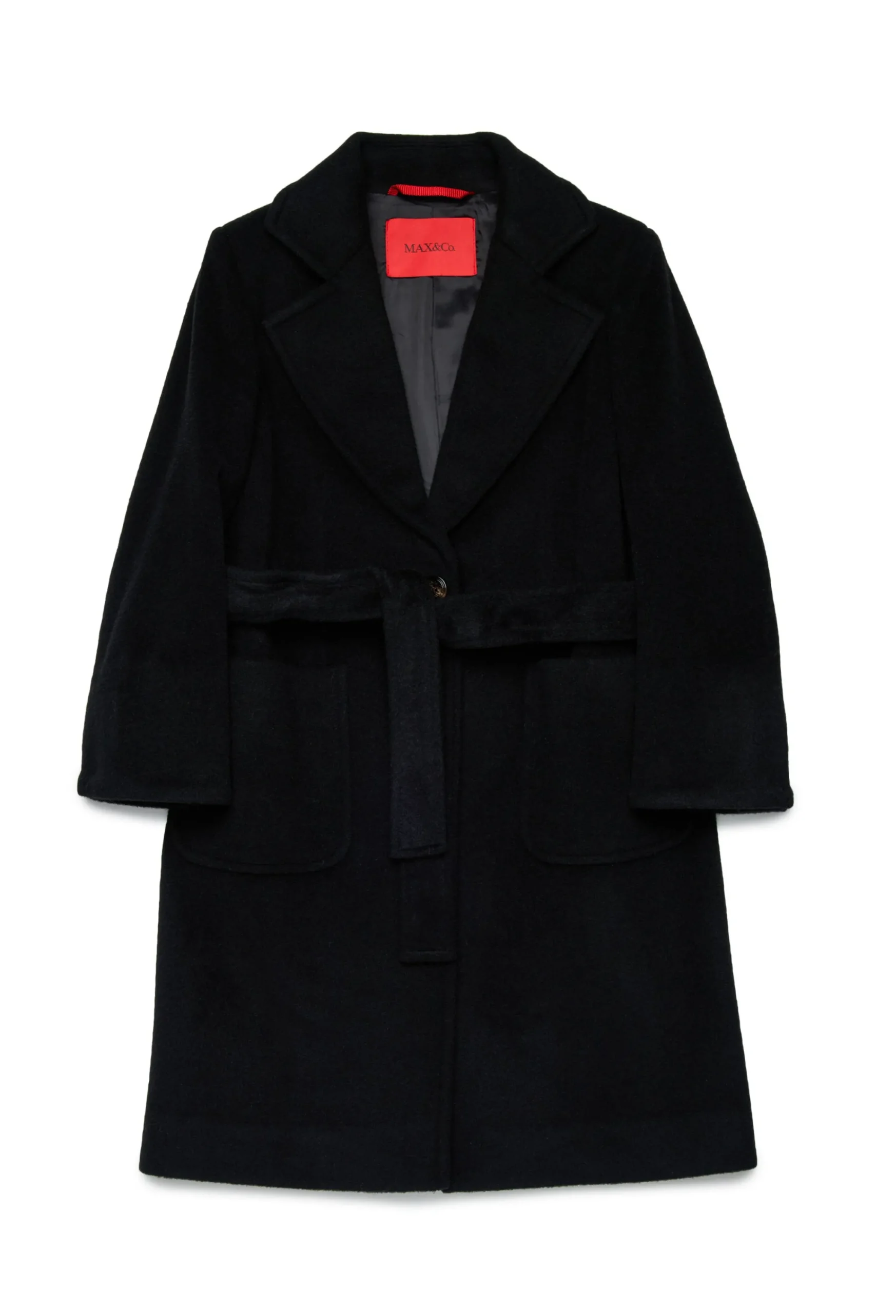 Jackets And Padded Jackets>MAX&Co. Runaway wool coat black