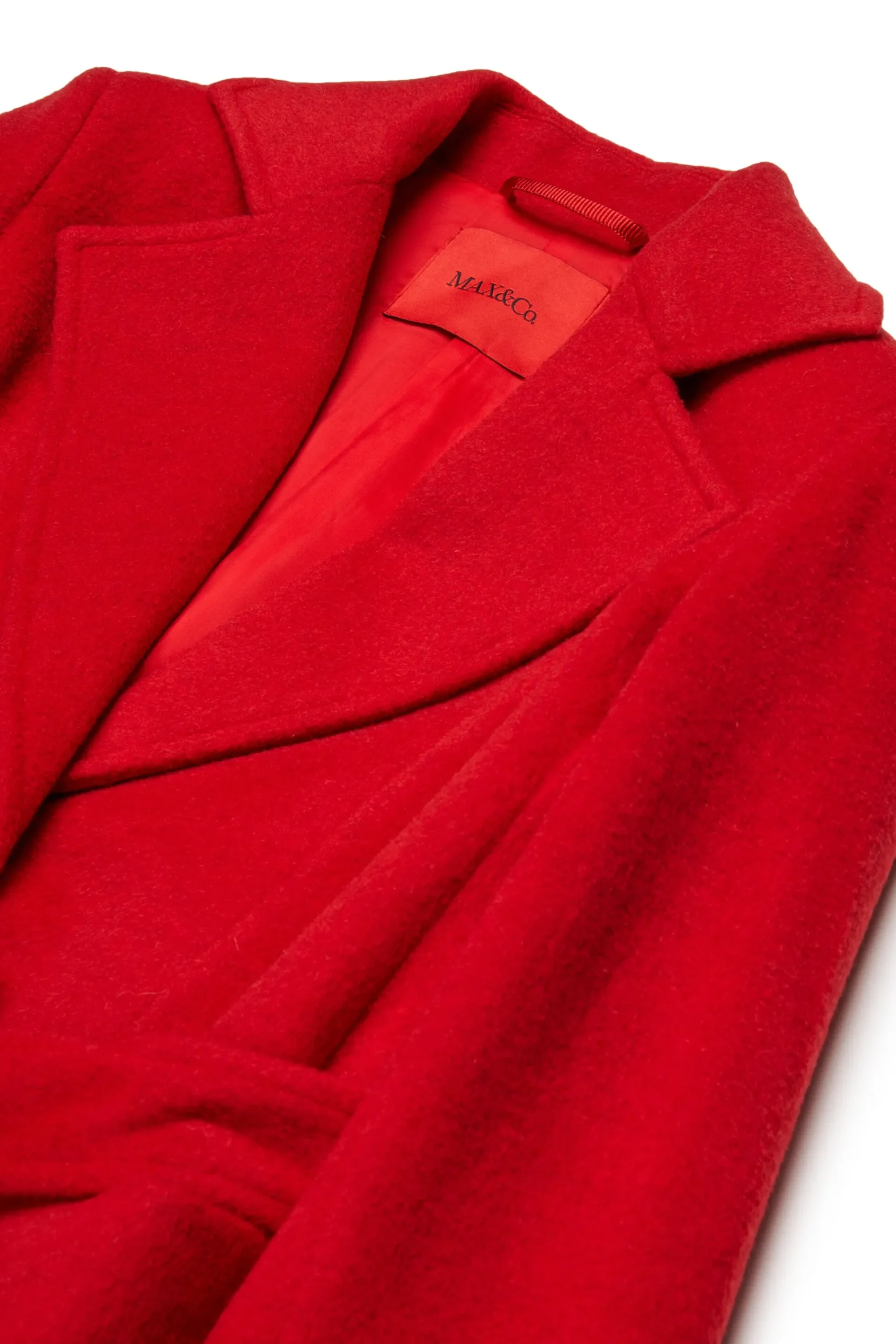 Jackets And Padded Jackets>MAX&Co. Runaway wool coat fiery red