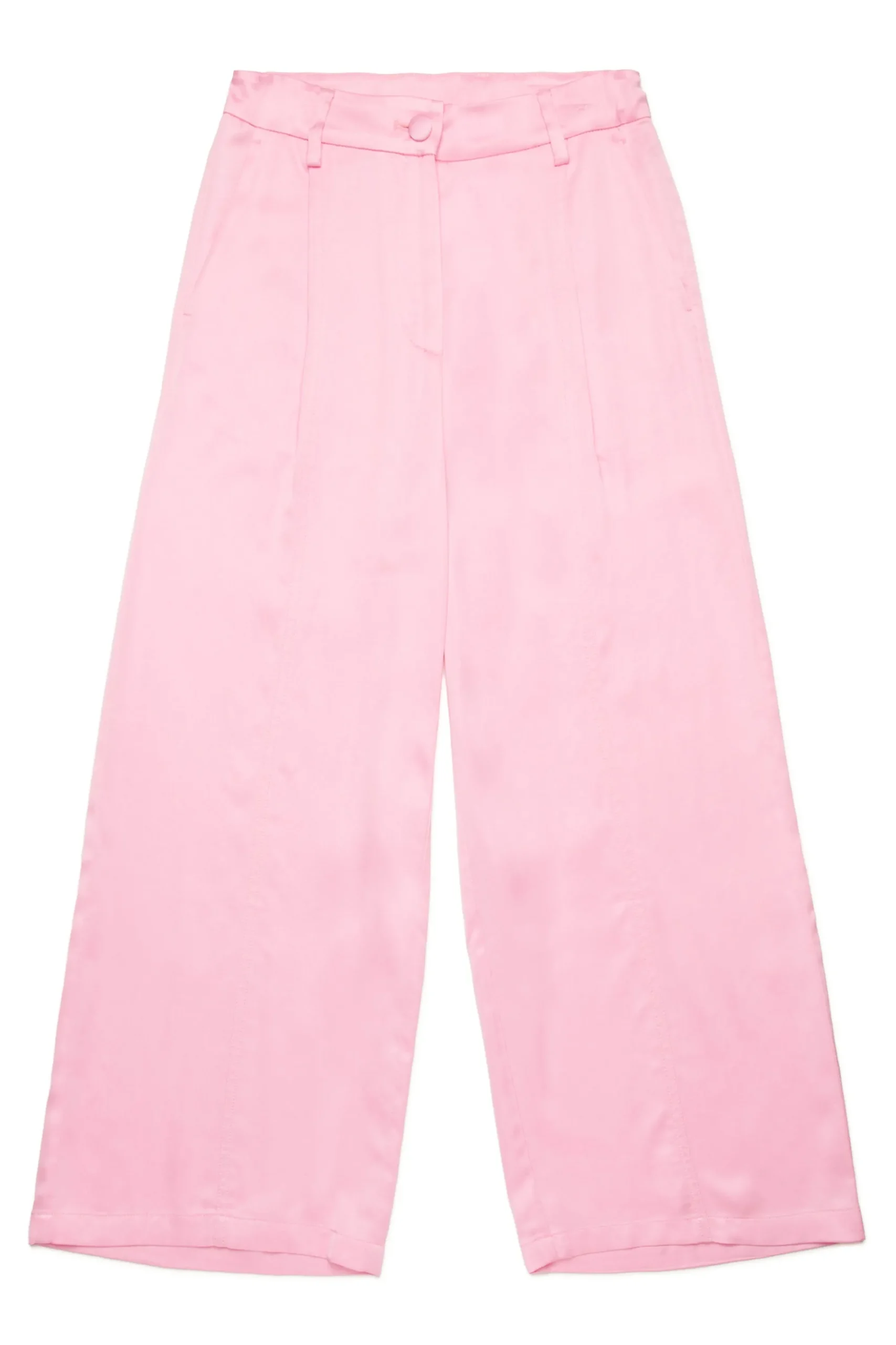 Pants | Party Looks>N°21 Satin palazzo pants with pleats pink