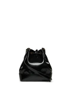Bags And Backpacks>N°21 Shiny effect bucket bag black