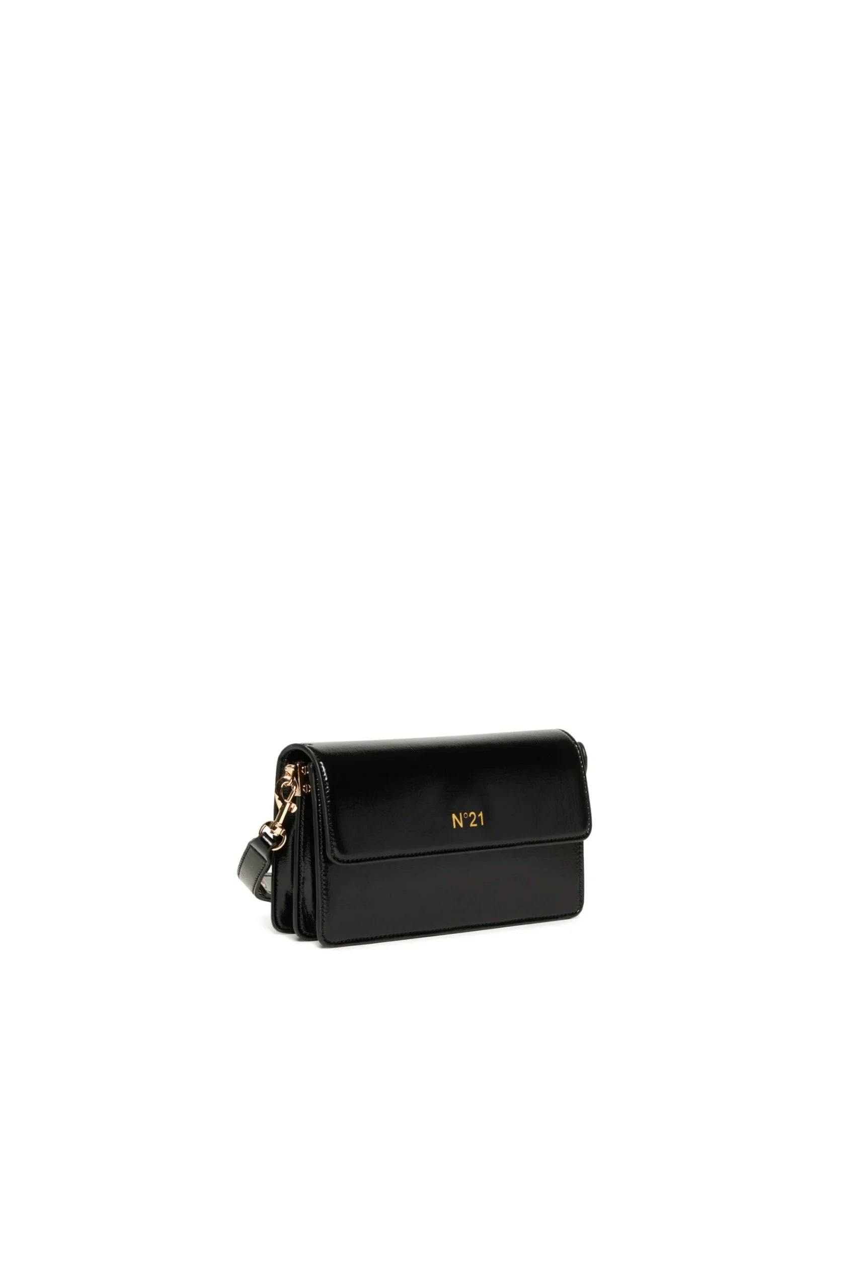 Bags And Backpacks | Party Looks>N°21 Shiny rectangular bag black