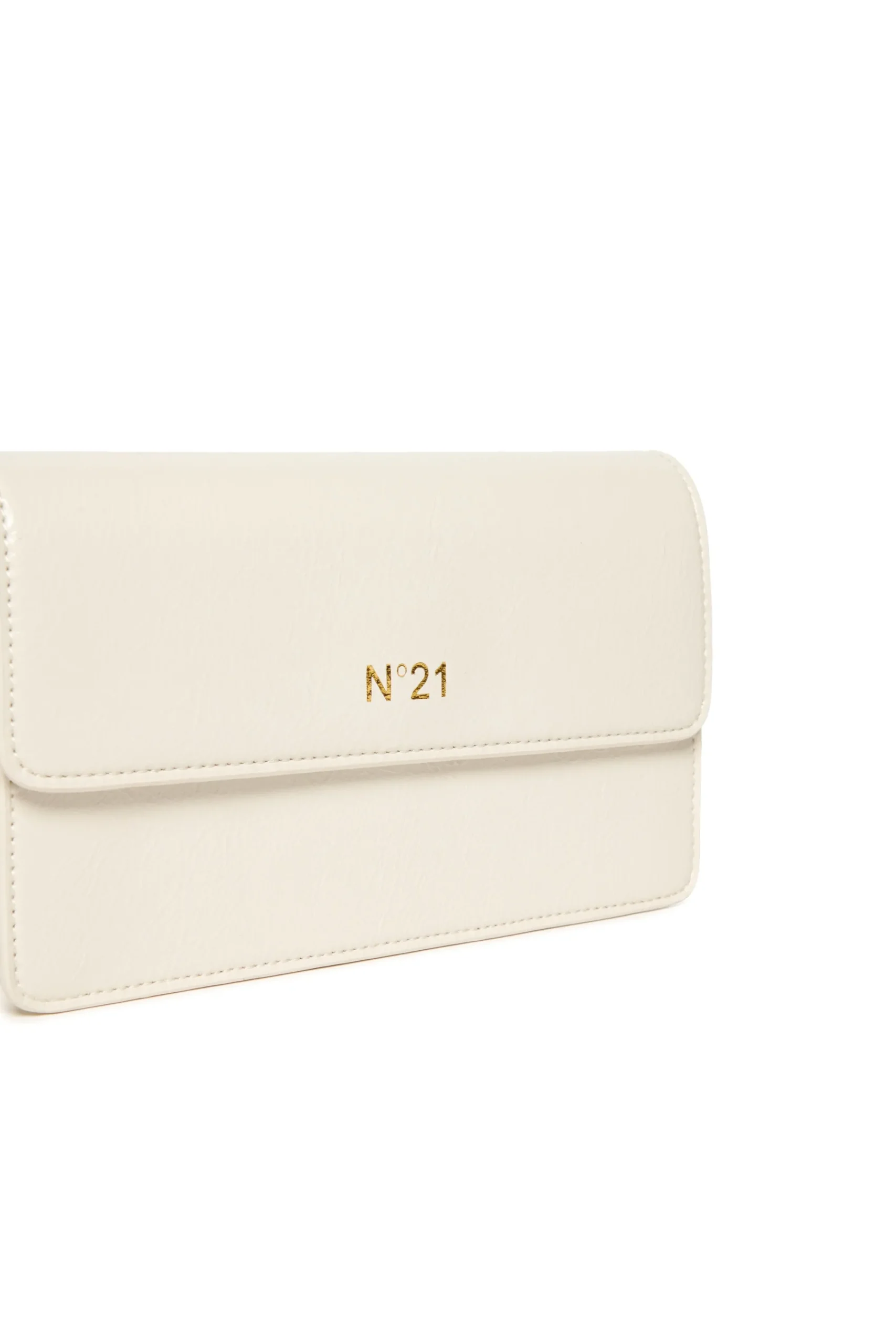 Bags And Backpacks | Party Looks>N°21 Shiny rectangular bag creamy white