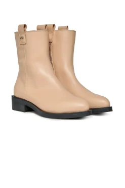 Boots And Combat Boots | Boots And Combat Boots>N°21 Short leather cowboy boots light pink