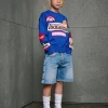 Shorts | Shorts>DSQUARED2 Shorts in shaded denim with tape blue denim