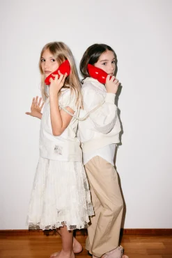 Skirts>N°21 Skirt with embroidered organza flowers creamy white