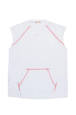 Swimwear | Activewear>MARNI Sleeveless cover-up dress with pocket white