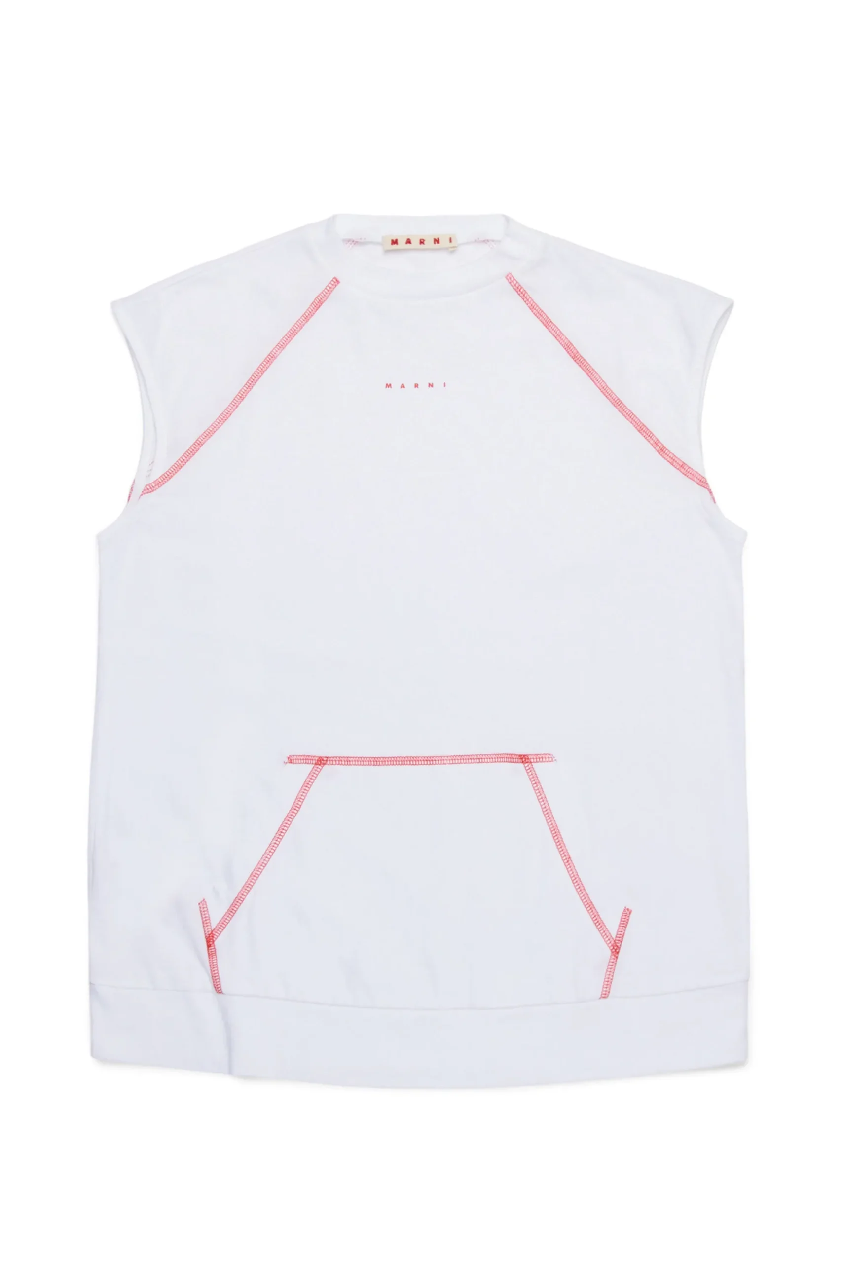 Swimwear | Activewear>MARNI Sleeveless cover-up dress with pocket white