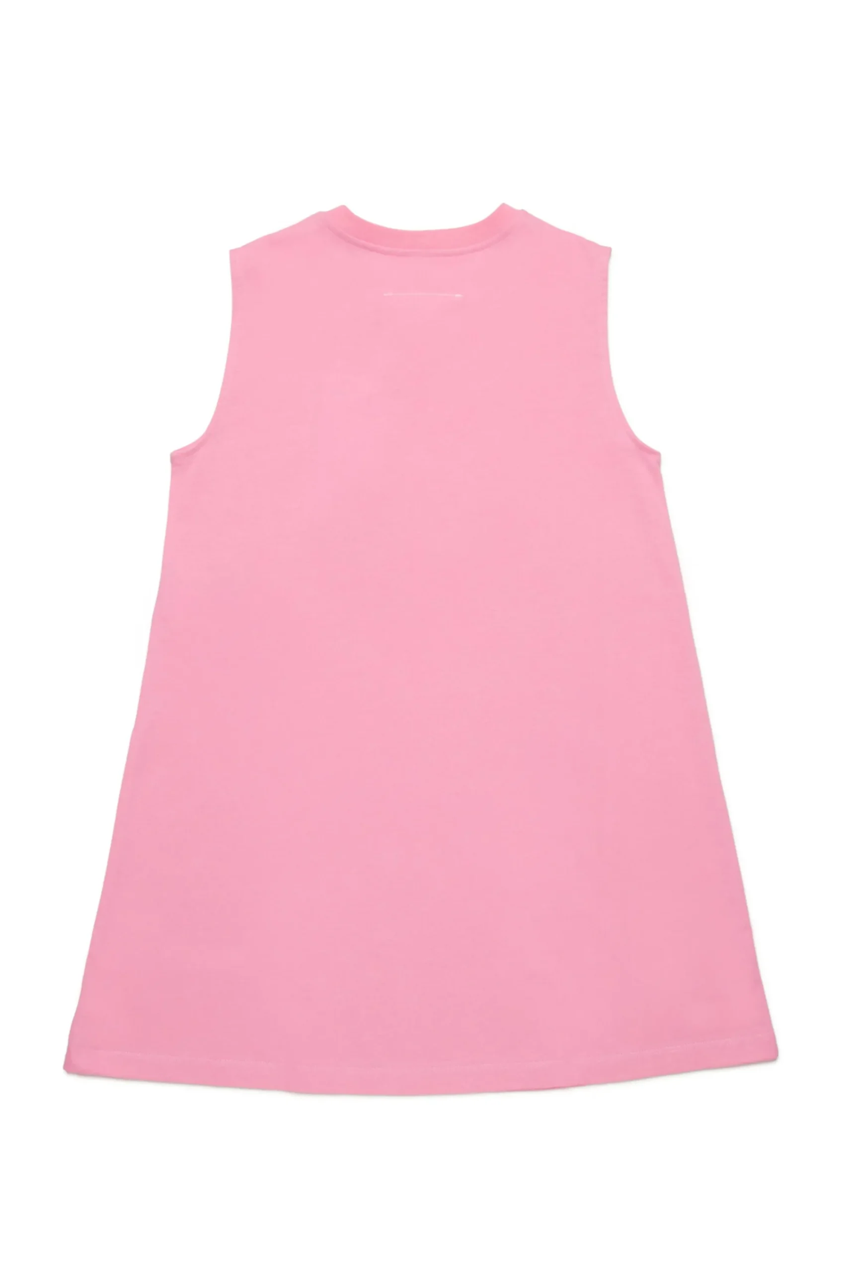 Swimwear | Swimwear>MM6 MAISON MARGIELA Sleeveless cover-up dress with Numeric logo light pink