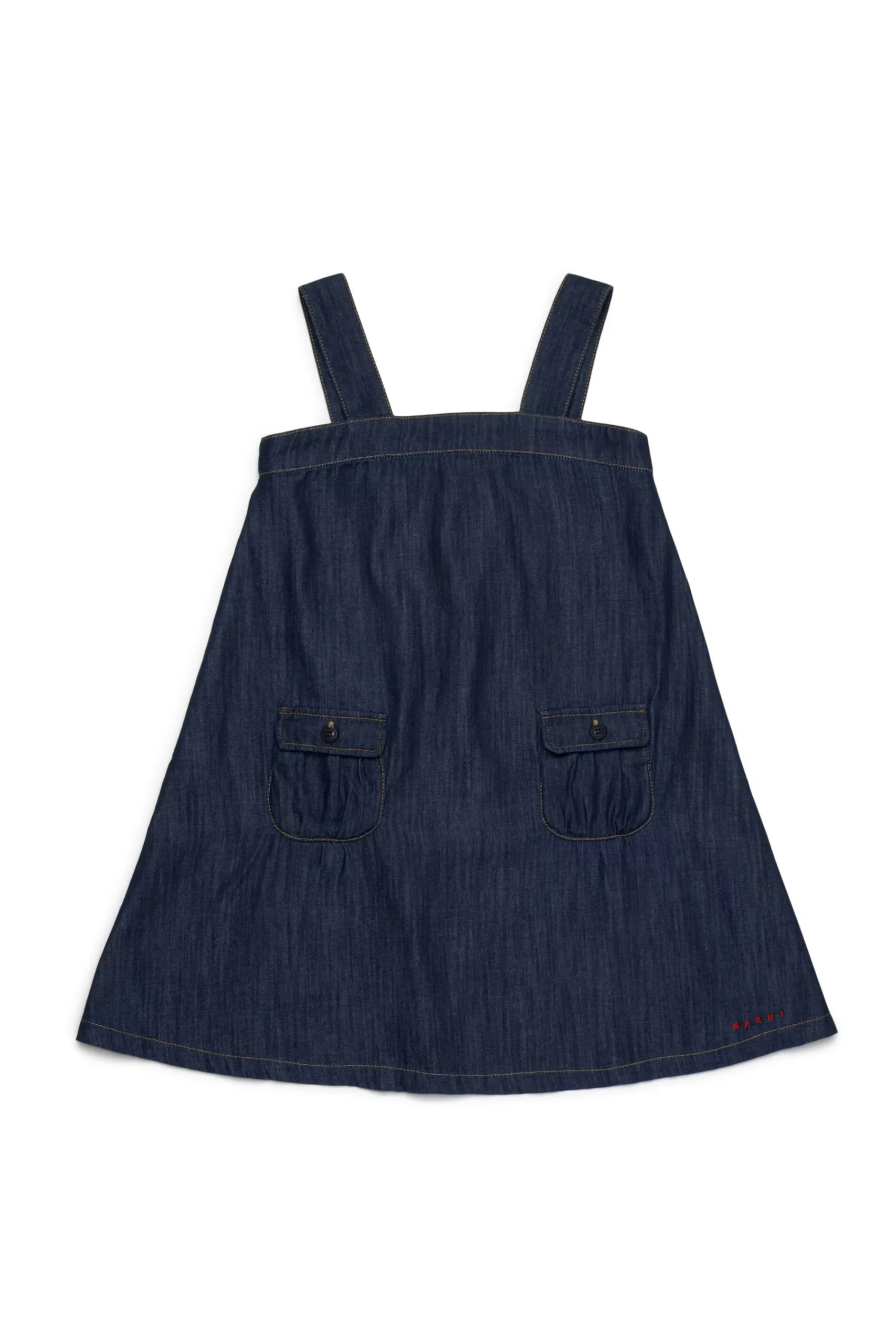 Dresses | Denim-Mania>MARNI Sleeveless dress in dark denim blue denim
