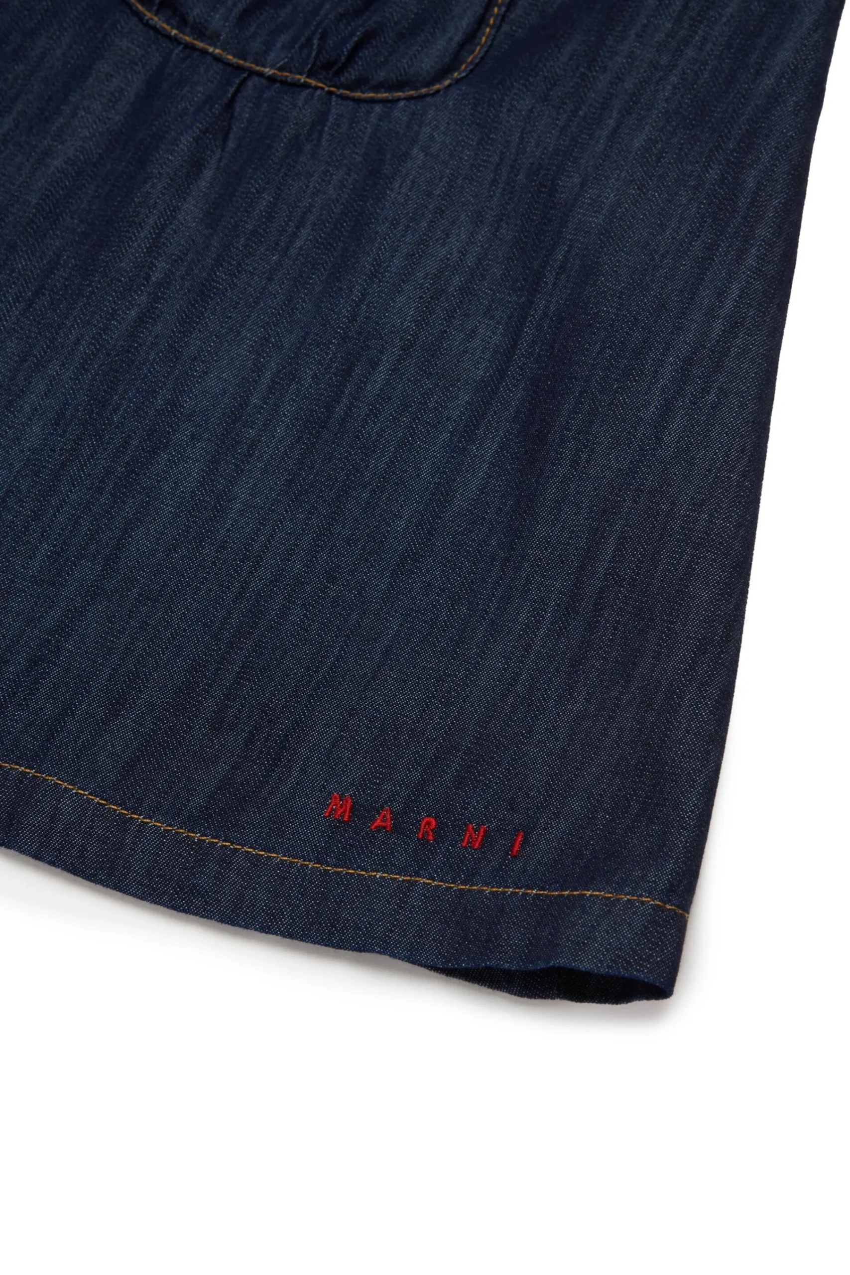 Dresses | Denim-Mania>MARNI Sleeveless dress in dark denim blue denim
