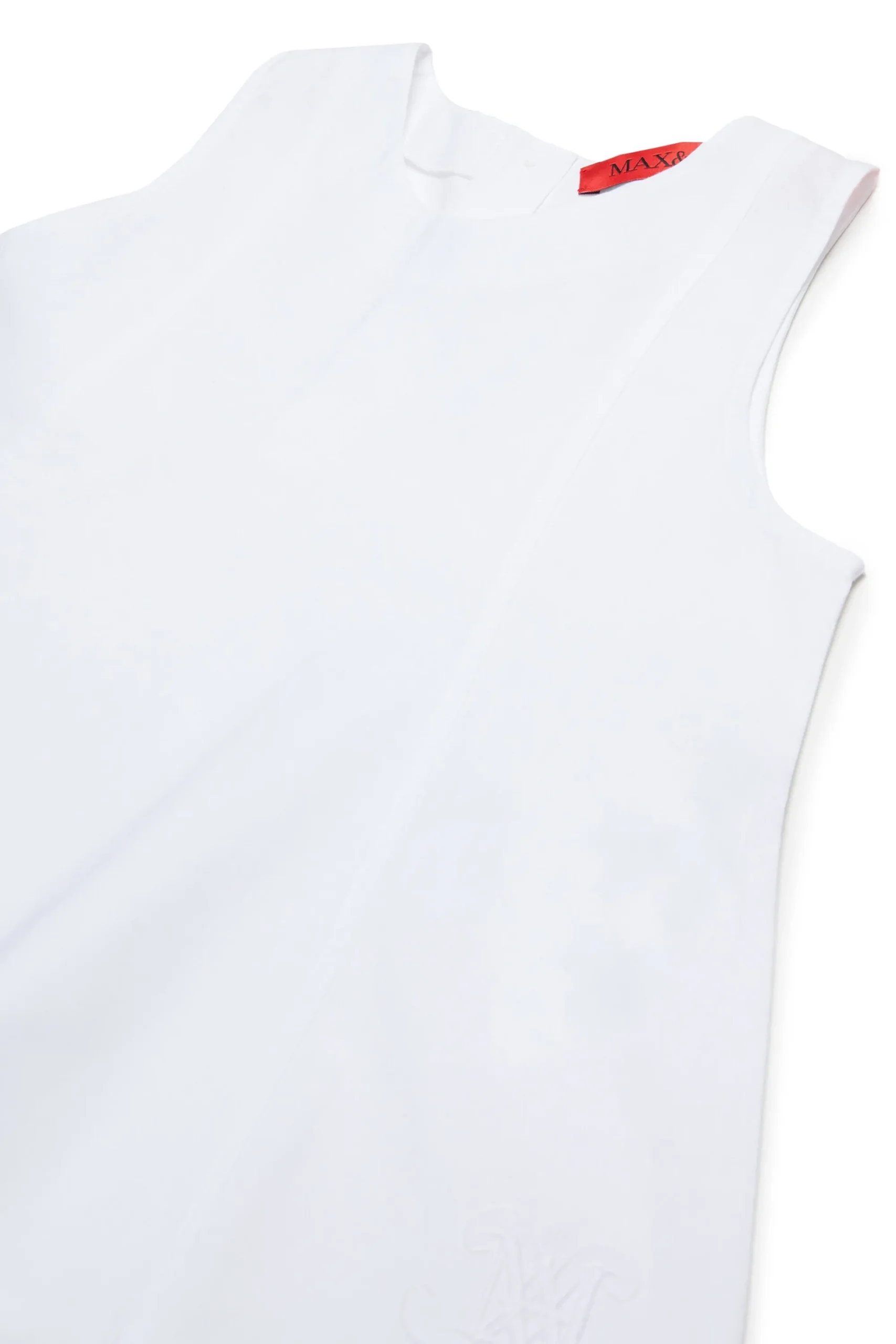 Shirts | Party Looks>MAX&Co. Sleeveless poplin shirt white
