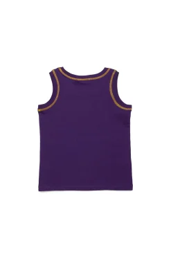 T-Shirts | Activewear>MARNI Sleeveless T-shirt with contrasting seams violet