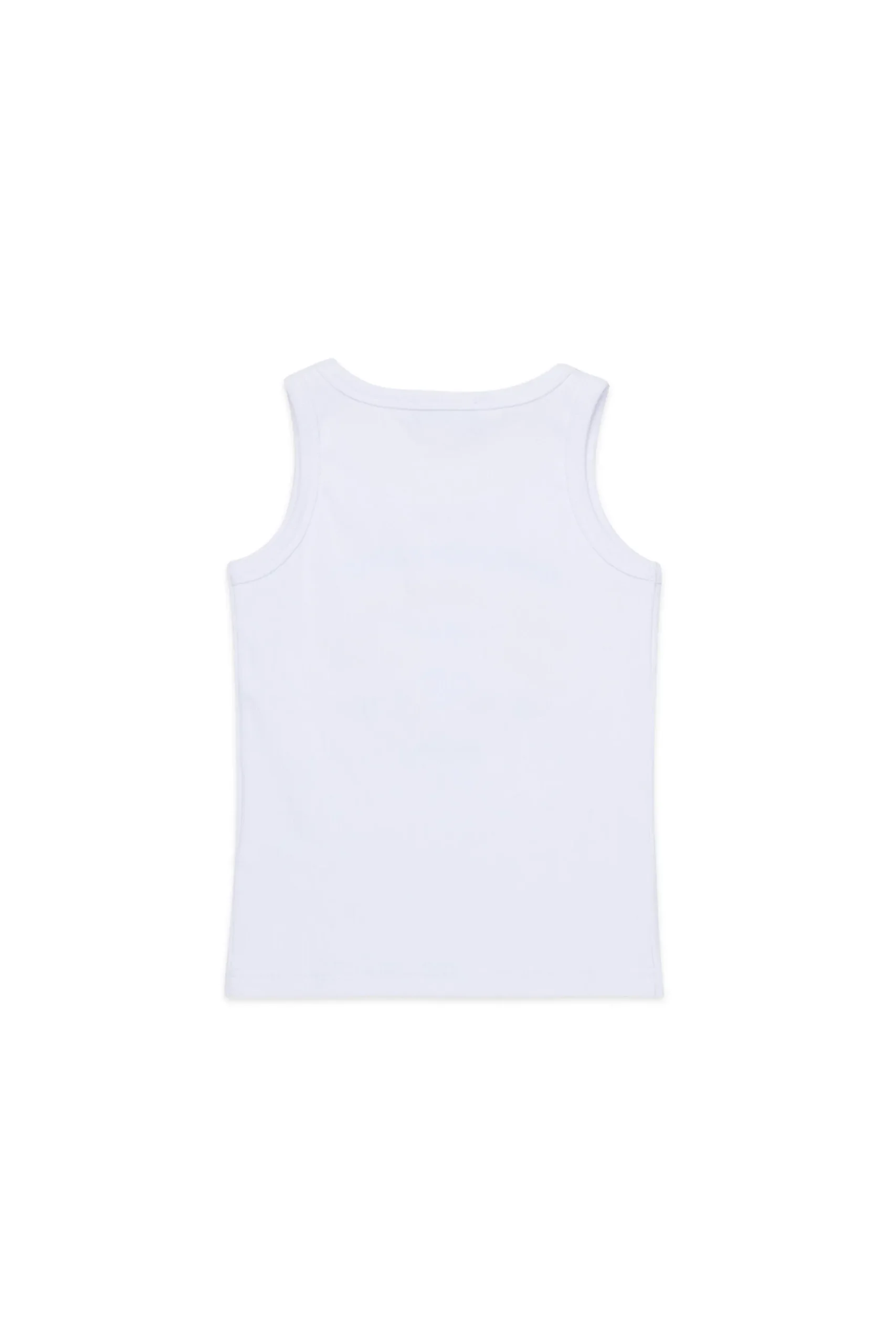 T-Shirts | T-Shirts>DSQUARED2 Sleeveless T-shirt with Cowboy Pizza graphics white