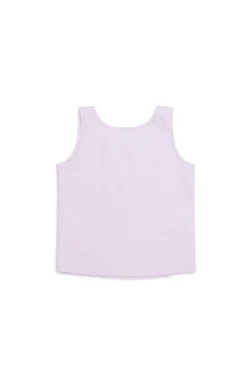T-Shirts>MARNI Sleeveless T-shirt with Flower logo light pink