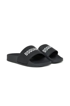 Swimwear | Swimwear>DSQUARED2 Slide slippers with logo black
