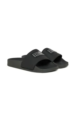 Slippers And Sandals | Slippers And Sandals>MM6 MAISON MARGIELA Slide slippers with Numeric logo black